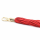 Красная плеть с карабином 37 см
