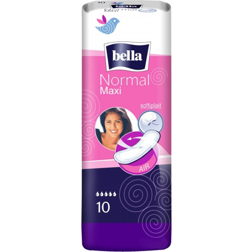 Женские гигиенические прокладки «Bella» Normal Maxi, 10 шт