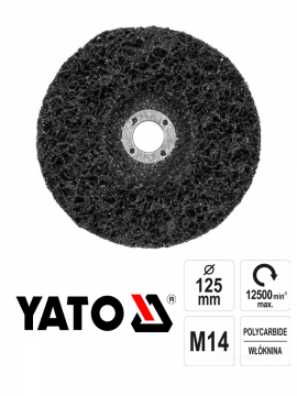 Круг зачистной нейлоновый 125мм, М14 YATO (YT-47820)