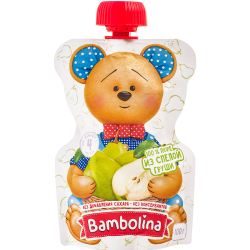 Пюре «Bambolina» из груш, 100 г