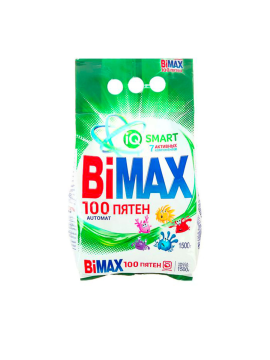 Порошок стиральный BiMax «100 пятен», автомат, 1,5 кг.