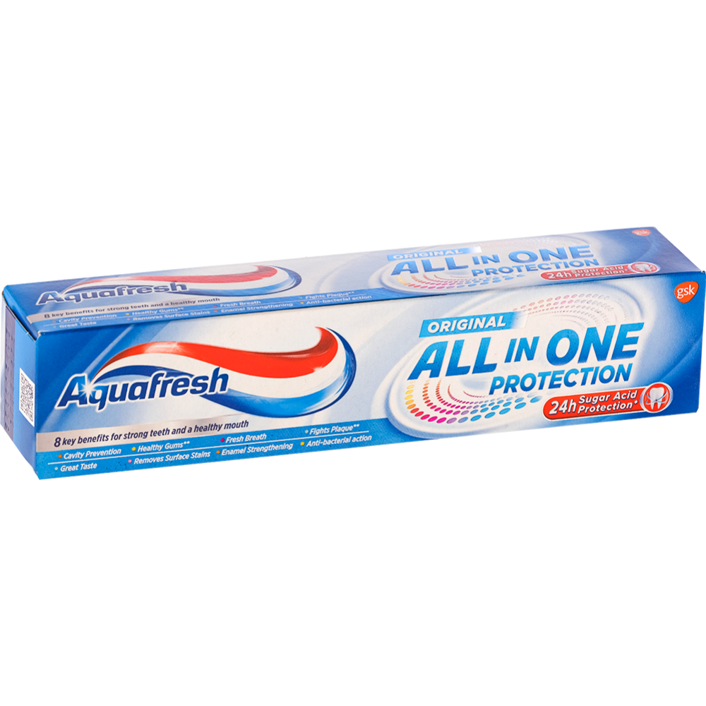 Зубная паста «Aquafresh» Original, 100 мл