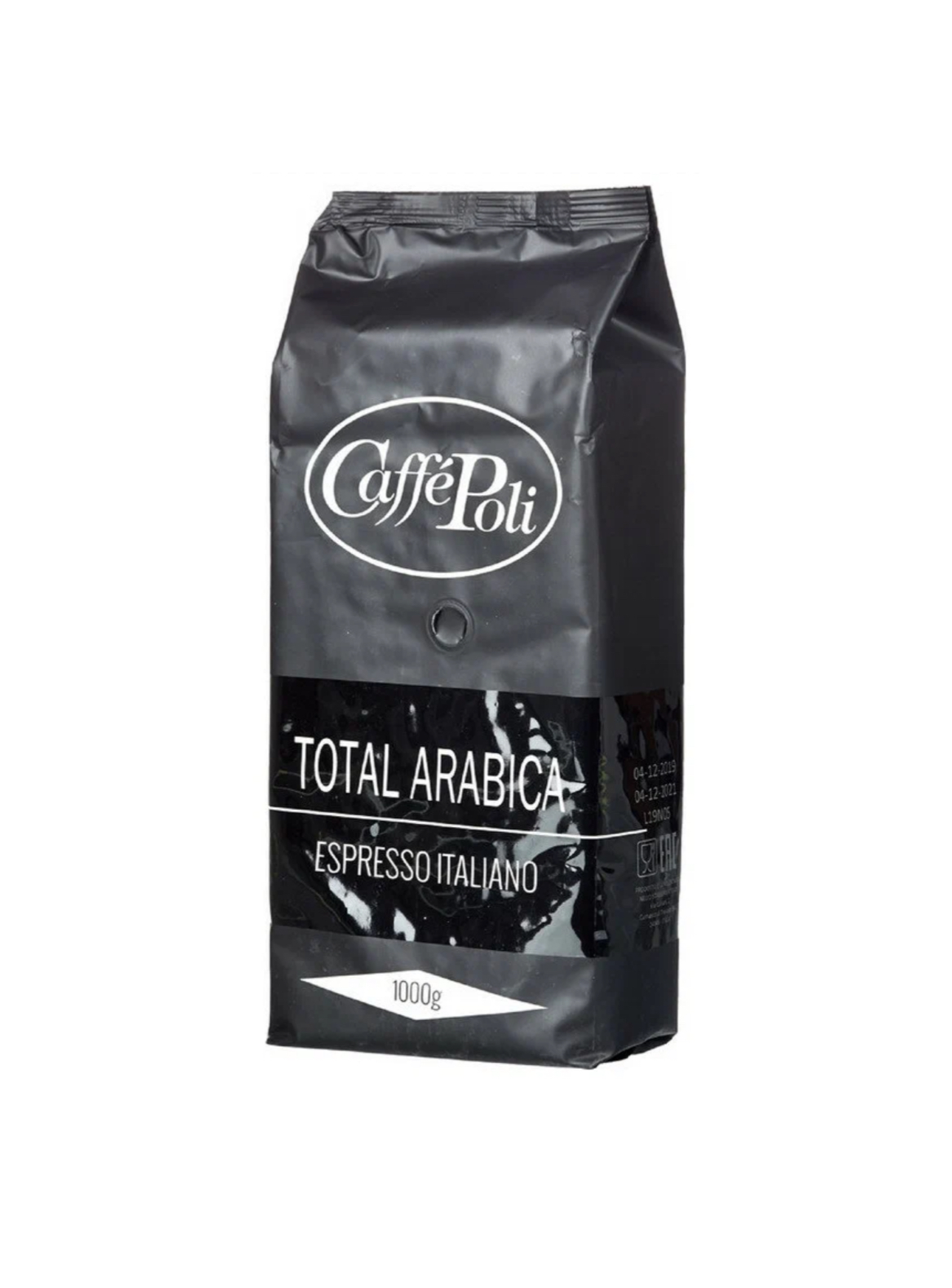 Кофе в зернах Caffe POLI TOTAL ARABICA 1кг