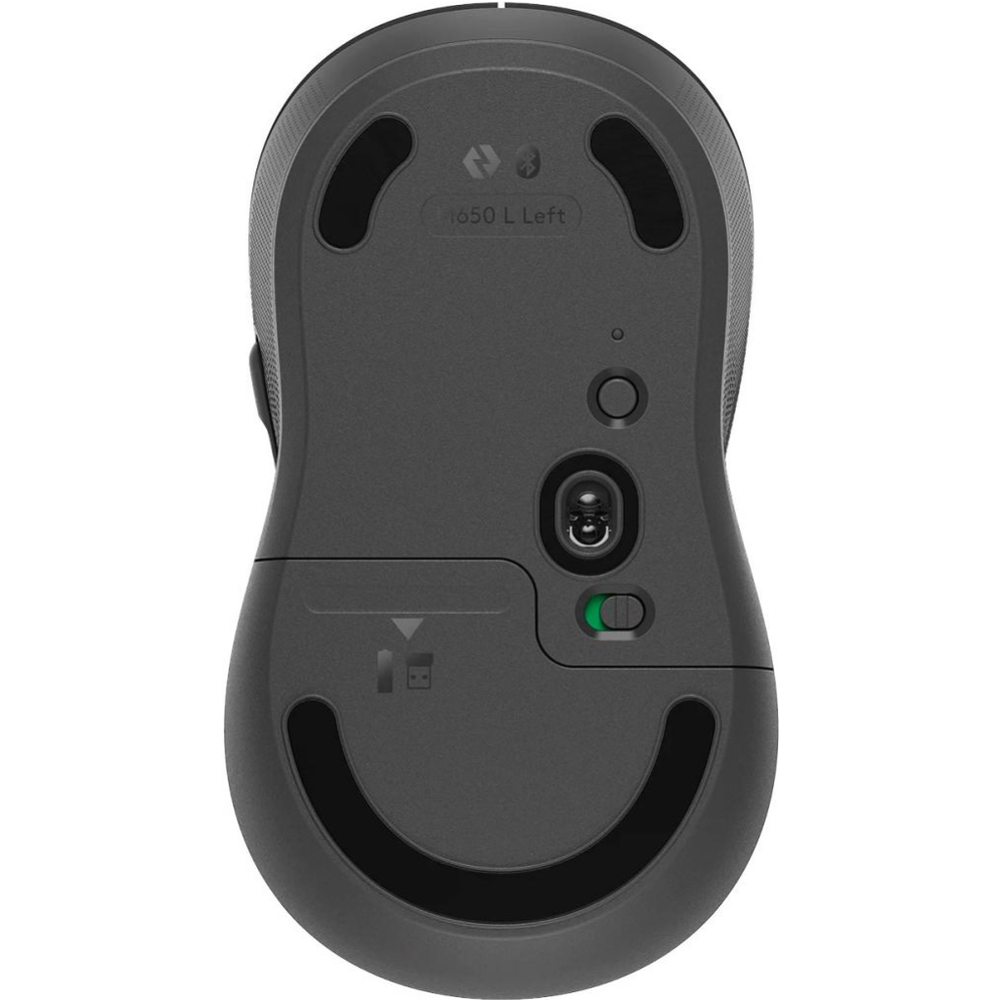Мышь «Logitech» M650 L Signature Bluetooth Mouse Graphite Left, 910-006239
