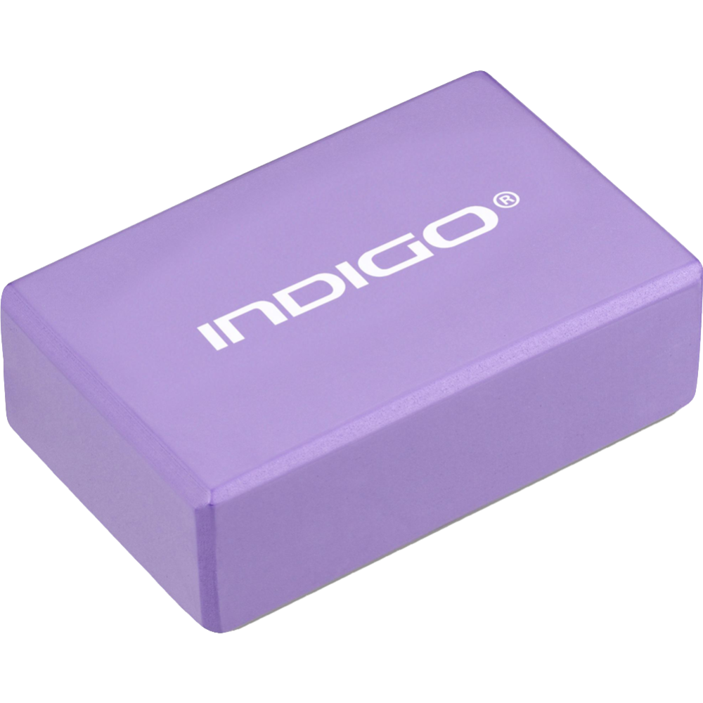 Блок для йоги «Indigo» 6011 HKYB, фиолетовый