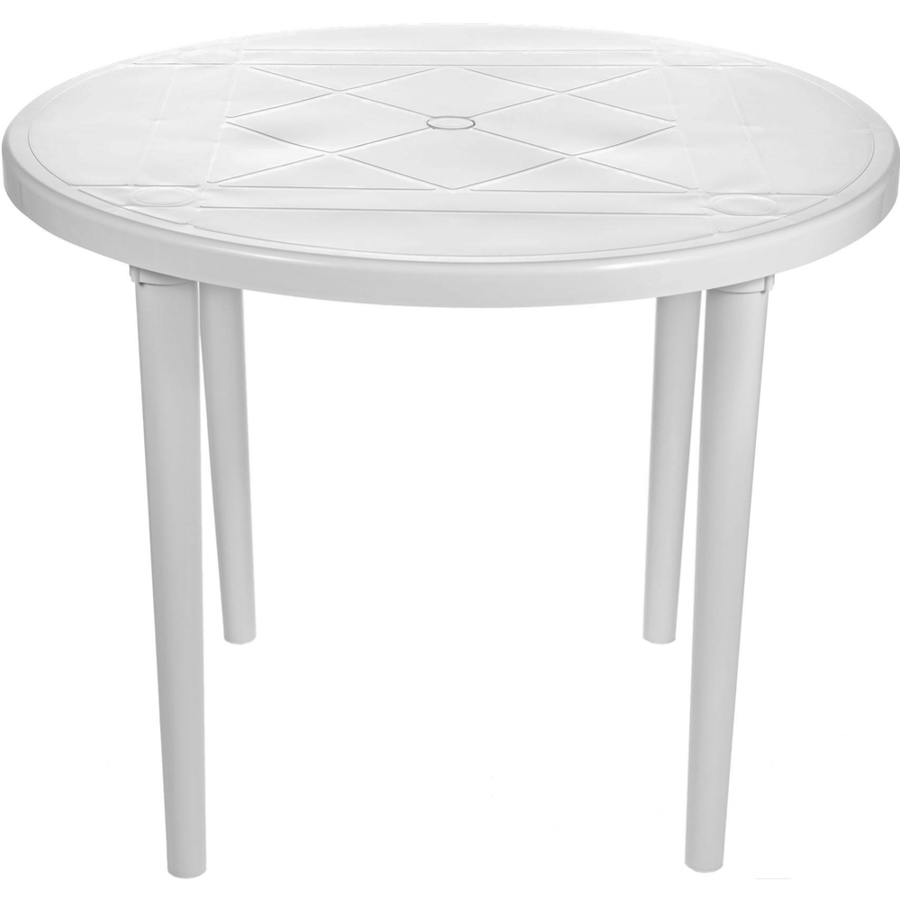 Стол «Стандарт Пластик Групп» круглый, белый, 900 мм