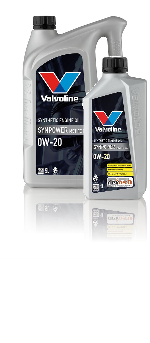 Моторное масло Valvoline SynPower MST FE C6 0W-20 6л (комплект 5л+1л)