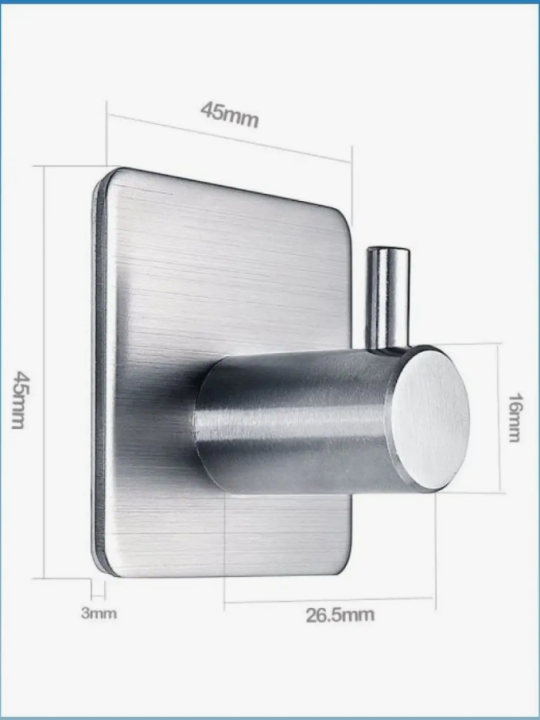 Крючки настенные для кухни и ванной для полотенец 1 ШТ (Крючок самоклеящийся универсальный)