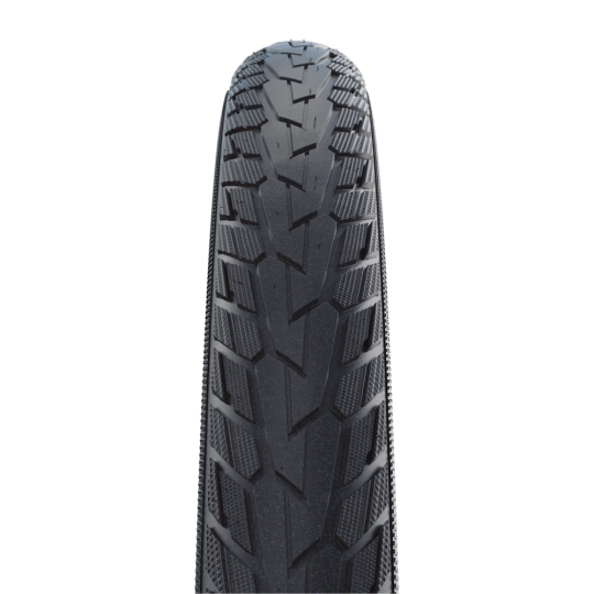 Велосипедная покрышка Schwalbe ROAD CRUISER PLUS 28x1.75 (47-622), PunctureGuard (Black-Reflex)