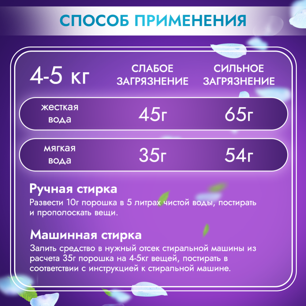 Стиральный порошок «Sano» Maxima Bio Color, 1.25 кг. #5