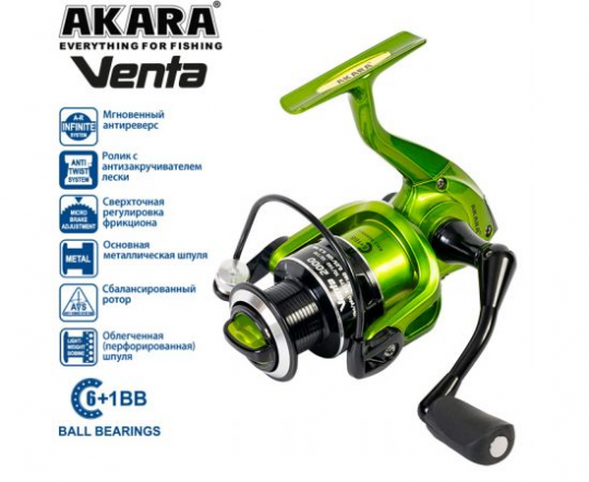 Катушка Akara Venta 2000A 6+1bb