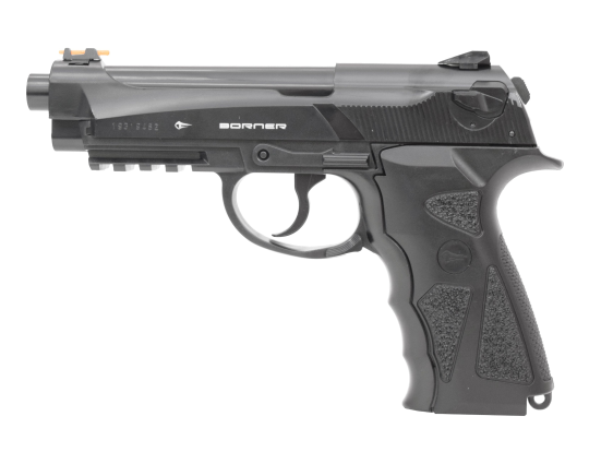 Пистолет пневматический BORNER Sport 306(Beretta), (до 3 дж, пластик), кал. 4,5 мм