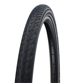 Велосипедная покрышка Schwalbe ROAD CRUISER PLUS 700x35C (37-622), PunctureGuard (Black-Reflex)