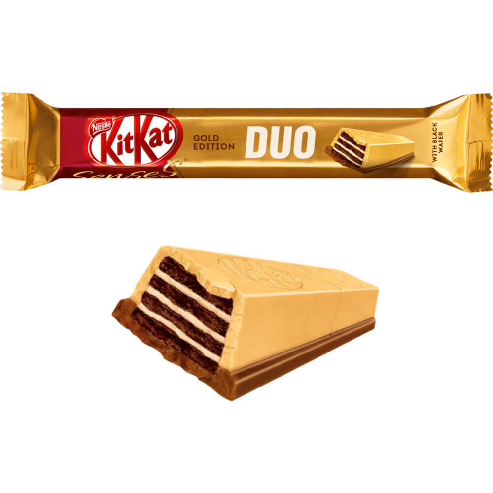 Шоколадный батончик «KitKat» Gold Edition, с хрустящей вафлей, 58 г