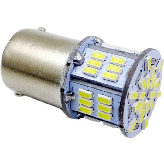 Автомобильная лампа «AVS» S099B T15, BAY15D, 54SMD 3014 10-30V, A07182S, белый, 2 шт