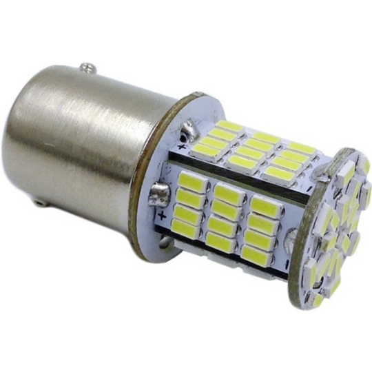 Автомобильная лампа «AVS» S100A T15, BA15S, 78SMD 3014 10-30V, A07185S, белый, 2 шт