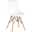 Картинка товара Стул «Stool Group» Eames Simple, 8056PP, белый