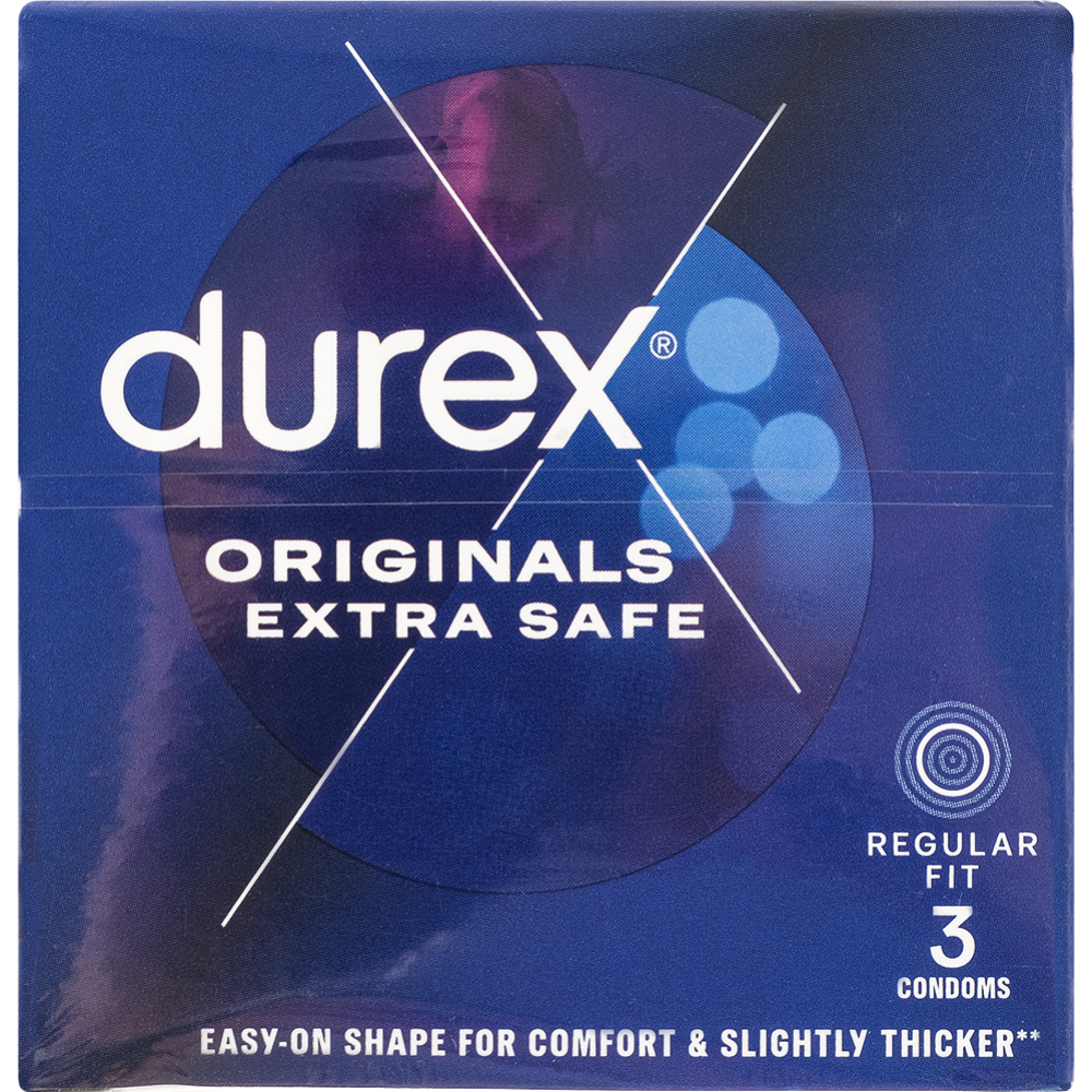 Презервативы «Durex» Extra Safe оригинальные, 3 шт