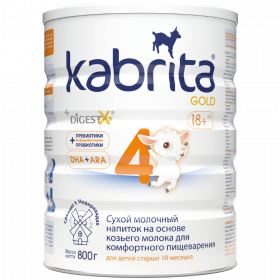 На­пи­ток мо­лоч­ный сухой «Kabrita» Gold 4, с 18 ме­ся­цев, 800 г