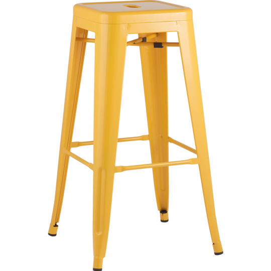 Табурет барный «Stool Group» Tolix, YD-H765 LG-06, желтый глянцевый