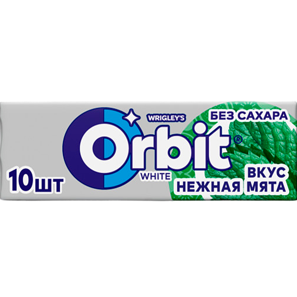 Жевательная резинка «Orbit» нежная мята, 13.6 г #0