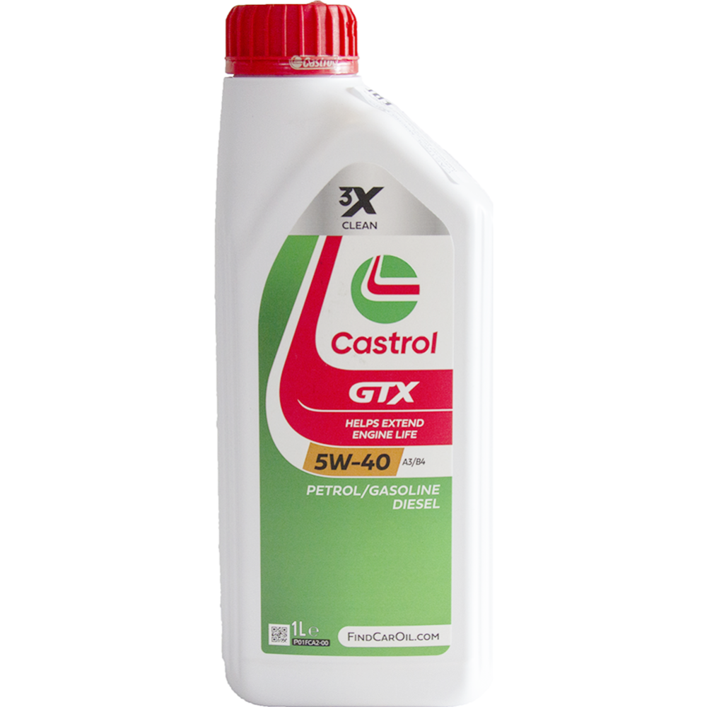 Масло моторное «Castrol» GTX 5W-40, 15F686, 1 л