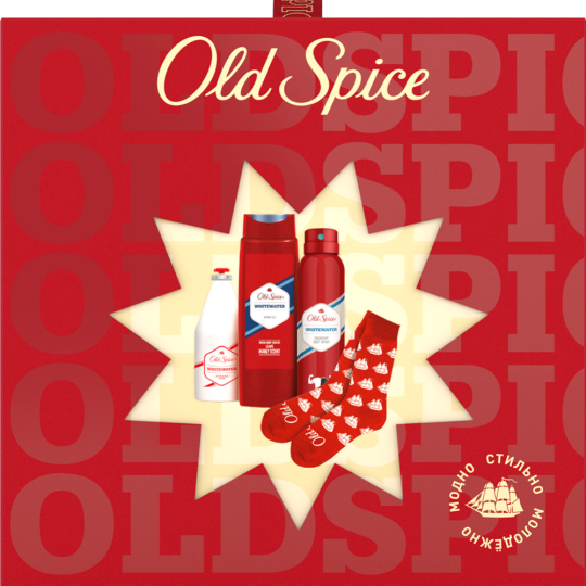 Подарочный набор «Old Spice» лосьон после бритья+дезодорант+гель для душа, 100+150+250 мл