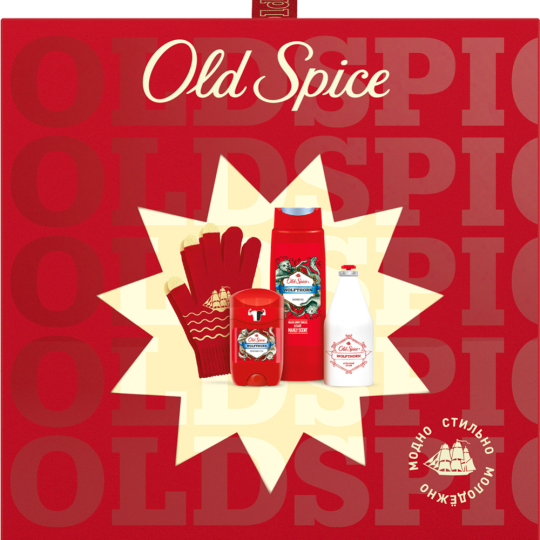 Подарочный набор «Old Spice» лосьон после бритья+гель для душа+дезодорант, 100+250+50 мл