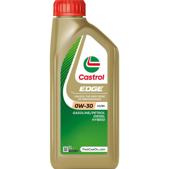 Масло моторное «Castrol» Edge 0W-30 A3/B4, 15F698, 1 л