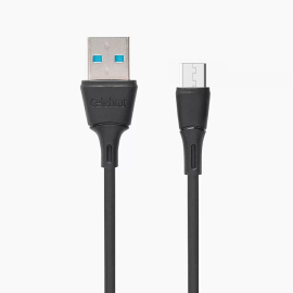 Кабель CELEBRAT FLY-2M microUSB 1m для зарядки черный