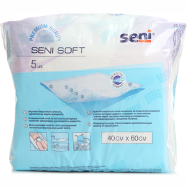 Пеленки гигиенические «Seni» Soft, 40x60 см, 5 шт