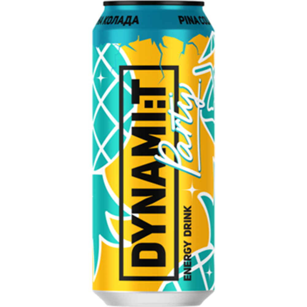 Энергетический напиток «Dynami:T» party energy drink pina colada, 450 мл #0