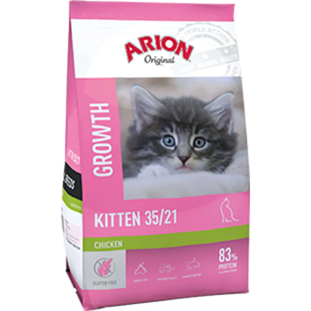 Картинка товара Корм для котят «Arion» Original Kitten, курица, 7.5 кг