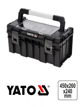 Ящик пластиковый для мобильной системы 450х260х240 мм Yato YT-09183