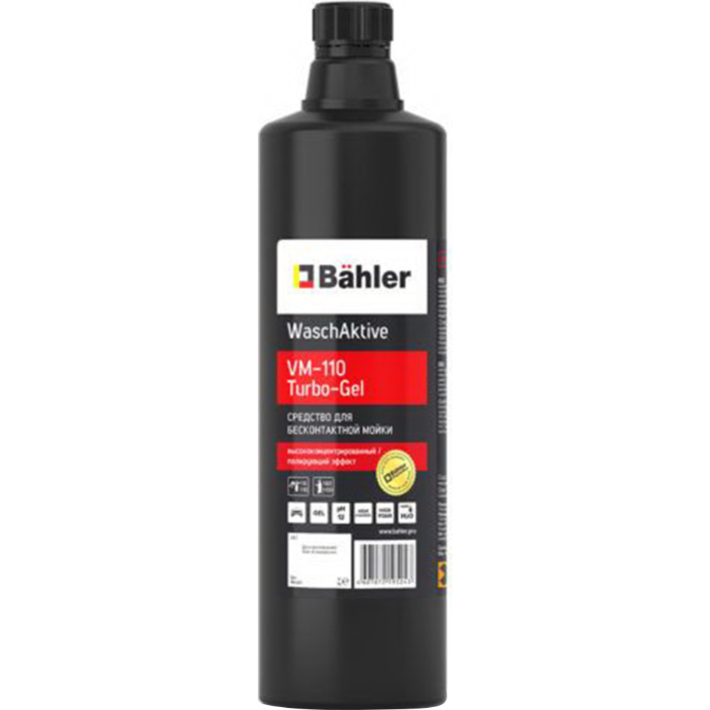 Картинка товара Средство моющее «Bahler» VM-110 Turb-Gel, 1 л