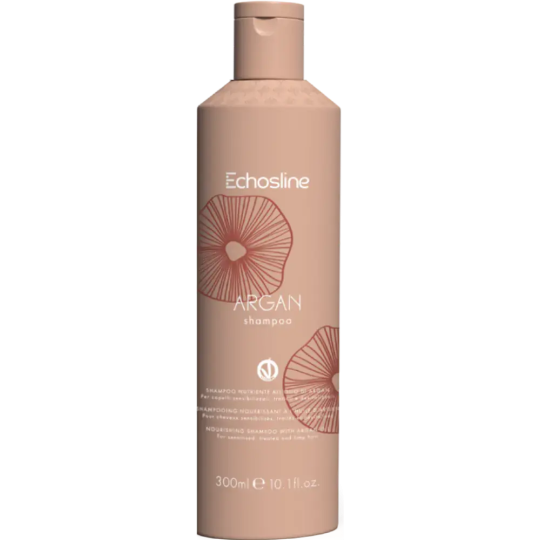 ARGAN SHAMPOO Питательный шампунь с аргановым маслом для поврежденных, ослабленных волос, 300 мл