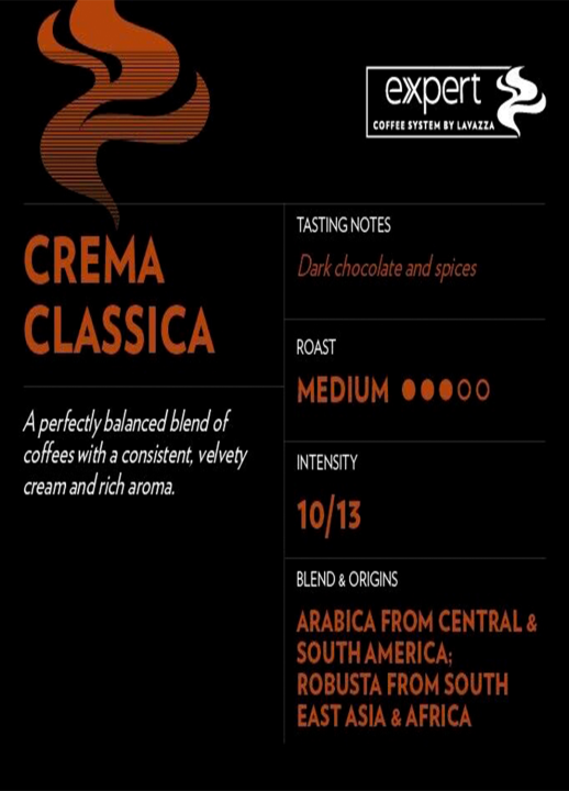 Кофе в зернах  LAVAZZA Crema classica Expert 1кг