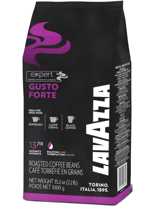 Кофе в зернах  LAVAZZA Gusto forte 1кг