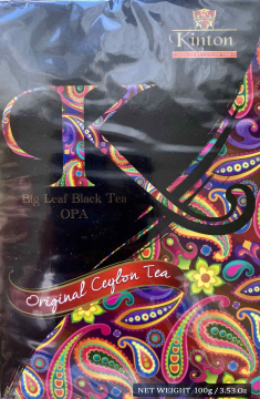 Чай Кинтон "Big Leaf Black Tea STRAWBERRY CREAM OPA" 100г.