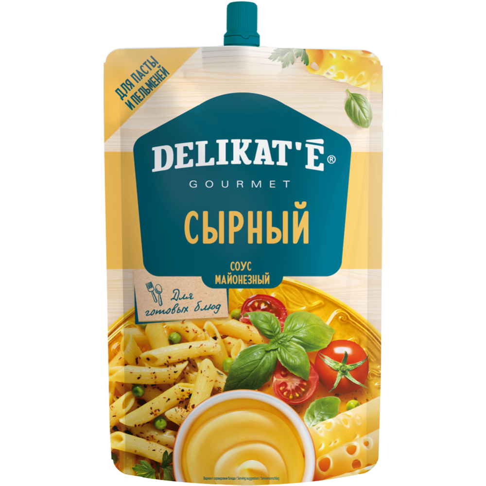 Майонезный соус «Delikat'e» сырный, 210 г