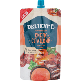 Соус кисло-сладкий «Delikat'e» оригинальный, 210 г