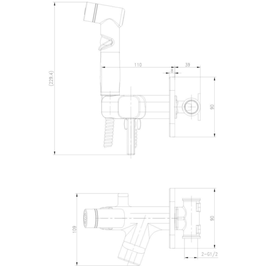 Смеситель «Lemark» LM7165BL