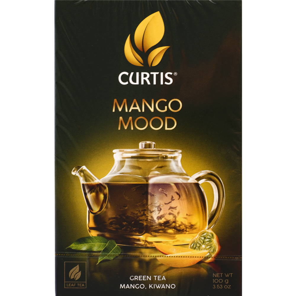 Чай зе­ле­ный ли­сто­вой «Curtis» Mango Mood, 100 г