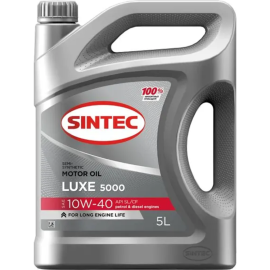 Моторное масло «Sintec» Luxe 5000 10W-40 API SL/CF 5, 600300, 5 л