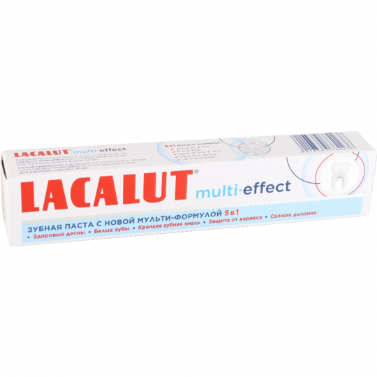 Паста зубная «Lacalut» 5в1 Multi-effect, 75 мл