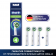 На­сад­ки для элек­три­че­ских зубных щеток Oral-B Braun Cross Action EB50RB-4 3+1 шт.