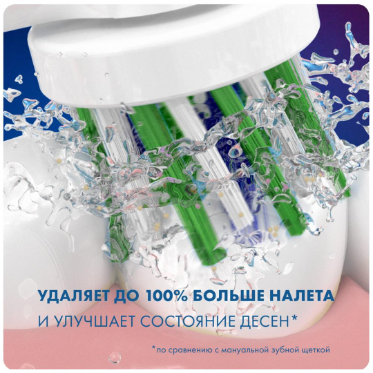 На­сад­ки для элек­три­че­ских зубных щеток Oral-B Braun Cross Action EB50RB-4 3+1 шт.