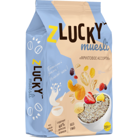 Мюсли «Z Lucky» Фруктовое ассорти, 350 г