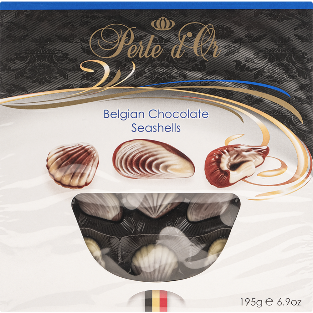 Конфеты шоколадные «Perle Dor» ракушки, 195 г #0