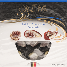 Кон­фе­ты шо­ко­лад­ные «Perle Dor» ра­куш­ки, 195 г